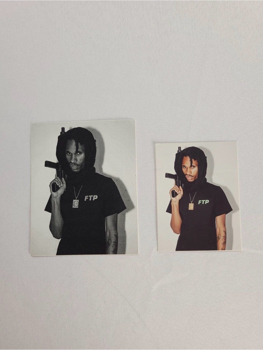 FTP Goth Money Records GMR Black Kray Sickboyrari Photo Sticker Set 2024 - New